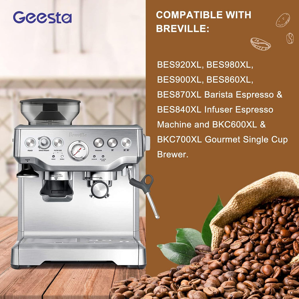 Premium 6-pack Water Filters For Replacement Breville BWF100 with Ion Exchange Resin inside