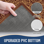 Arotive Luxury Chenille Bathroom Rug Mat, Extra Soft Thick Absorbent Shaggy Bath Rugs, Non-Slip Machine Wash Dry, Plush Bath Mats for Bathroom, Shower and Tub, 36x24, Ochre