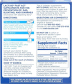 Lactaid Fast Act Lactose Intolerance Relief Caplets with Lactase Enzyme to Prevent Gas, Bloating & Diarrhea Due to Lactose Sensitivity, Ideal for Travel & On-The-Go, 12 Packs of 1-Count