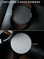 51mm Puck Screen 2Pcs Stainless Steel Coffee Puck Filter, Ultra-Thin 0.8mm Espresso Screen Compatible With DeLonghi, Smeg, Gevi, Casabrews Portafilter