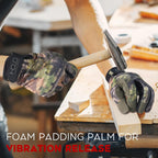 HANDLANDY Work Gloves for Men & Women, Utility Mechanic Working Gloves Touch Screen, Flexible Yard Work Gloves