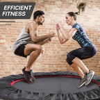 Rebounder Trampoline for Adults, 40"/50" Foldable Spring Fitness Trampoline - 450 lbs Capacity, Quiet & Stable Indoor/Outdoor Exercise Equipment for Cardio Workout