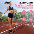 HPYGN Jump Rope, Weighted Jump Rope for Men women, 2.8lb 3.8lb 5lb Heavy Skipping Rope for Exercise, Adult Jumpropes for Home Workout, Improve Strength and Building Muscle,Total Body Workout Equipment