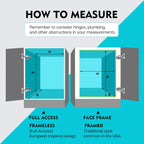 2 Tier Pull Out Cabinet Organizer 11" W X 22" D, Slide Out Drawers For Kitchen Cabinets, Pull Out Drawers For Cabinets Capacity Heavy Duty Caddy, Cabinet Pullout Shelves Chrome-Plated, Bathroom Pantry
