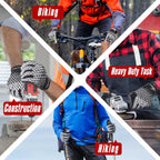 HANDLANDY Mens Work Gloves Touch screen, Utility Mechanic Gloves, Flexible Breathable Fit- Padded Knuckles & Palm