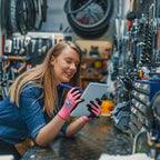 KAYGO Safety Work Gloves PU Coated for Men and Women- KG11PB,12 Pairs,Seamless Knit Glove with Two Fingers Touchscreen,Ideal for General Duty Work (Small,Pink)