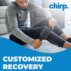 Chirp 3-in-1 Muscle Roller - Customizable Recovery Massager for Targeted Deep Tissue Massage, Pressure Point Relief for Back and Legs, Durable Foam Roller Supports up to 500 lbs, 4 x 4 x 24 inches