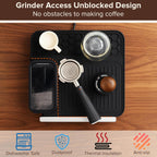 Top Mat for Ninja Luxe Cafe Espresso Machine ES601, Protects Top Surface, Anti-scratch, Easy to Clean, Waterproof, Heat Resistant, Non-Slip Silicone Coffee Machine Mat for Ninja Luxe Cafe Accessories