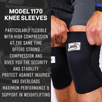 Schiek Sports Model 1170 Knee Sleeves - 5mm Neoprene Knee Compression Sleeves for Weight Lifting