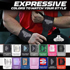 Bear Grips Wrist Wraps for Weightlifting | Weight Lifting Wrist Straps for Weightlifting | Extra Strength Gym Wrist Wraps | Two Wrist Wrap Per Pack | 12” & 18” | Lifting Wrist Wraps for Men & Women