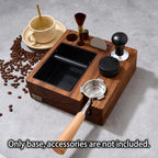 Espresso Knock Box, Espresso Tamping Station, Espresso Coffee Organizer Box Fit for Storage 58MM Espresso Tamper,Coffee Station Organizer for Countertop