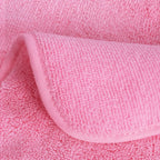 POLYTE Premium Lint Free Microfiber Washcloth Face Towel, 13 x 13 in, Set of 6 (Pink)