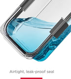 Rubbermaid Brilliance Food Storage Containers, 14 Piece Plastic Containers with Lids, BPA-Free, Leak Proof, Clear