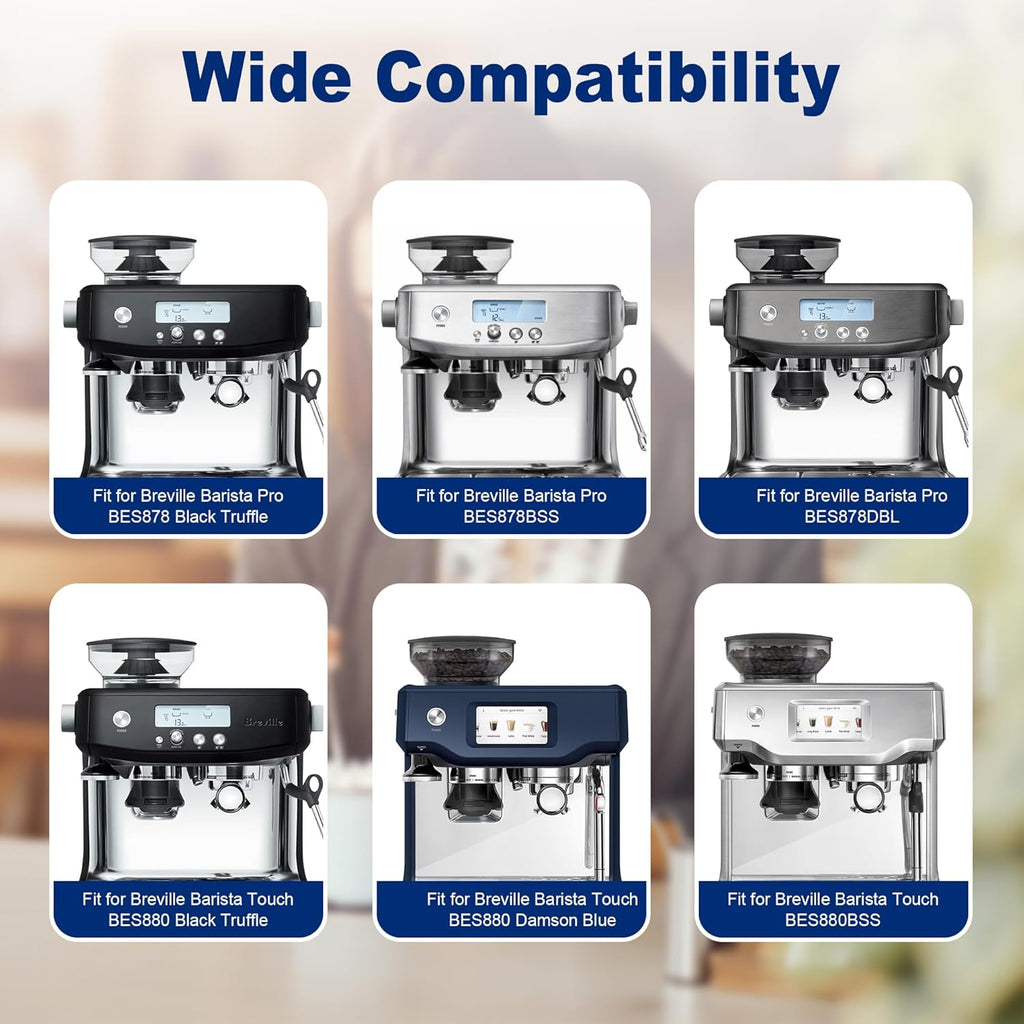 Replacement Water Filter for Breville Barista Touch Espresso Machine BES880, Barista Pro BES878, Oracle Touch BES990, Oracle BES980, Dual Boiler BES920 Bambino ClaroSwiss Sage by PETOX, 4 Pack