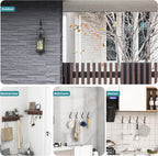 6-Pack Heavy Duty Coat Hooks for Wall Mount - Durable Wall-Mounted Hooks for Hanging Coats, Backpacks & Bookbags, Rust-Resistant Coat Hanger Hooks for Entryway, Garage, Dorm