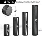 Yes4All High-Density EPP Round Back Roller Foam, Exercise Foam Roller for Yoga, Pilates & Stretching - 12, 18, 24, 36 inch