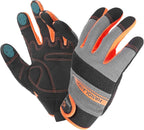HANDLANDY Work Gloves for Men & Women, Utility Mechanic Working Gloves Touch Screen, Flexible Yard Work Gloves