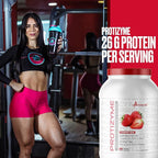 Metabolic Nutrition, Protizyme, 100% Whey Protein Powder, High Protein, Low Carb, Low Fat Whey Protein, Digestive Enzymes, 24 Essential Vitamins and Minerals, 4 Pound (52 ser)