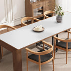 Pure White Plastic Table Cover Protector, 36" x 72" Waterproof Easy Flat PVC Desk Pad Mat, 1.5mm Thick Rectangle Vinyl Table Top Protector for Dining Room Table, Office, Dresser