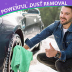 Newwiee 3 Pcs Extra Large Microfiber Cleaning Cloth 30" x 20" Washable Reusable Microfiber Towel Streak Free Lint Free Cloth for Cleaning Home Glass Office Window Bathrooms (Pastel Colors)