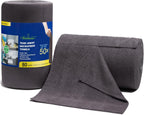 Greenfound Microfiber Cleaning Cloth Roll -80 Pack, 11.5x11.5, Tear Away Towels, Reusable and Washable Rags, Grey
