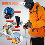 HANDLANDY Winter Insulated Work Gloves, 3M Thinsulate Thermal Water-Resistant Gloves for Men Women Touch Screen, Warm Ski Snowboard Cold Weather Gloves (Brown, X-Large)