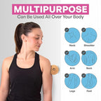 Physical Massage Therapy Lacrosse Ball Set Ideal for Yoga Deep Tissue Massage Trigger Point Therapy and Myofascial Release Physical Therapy Equipment Back Foot Plantar Fasciitis (Cork)