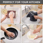 Kitinjoy 100% Cotton Kitchen Dish Cloths, 12 Pack Waffle Weave Ultra Soft Absorbent Dish Towels for Drying Dishes, Quick Drying Dish Rags, 12 X 12 Inch, Multicolor