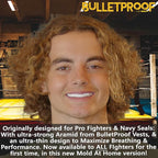 Bulletproof: World’s Thinnest Most Breathable Mouthguard is 3X Stronger! Football MMA Hockey Rugby Basketball BJJ Lacrosse Boxing Sports Mouth Guard Grinding Teeth. Men Women Adult Youth Kids Braces