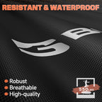 BCAN 40"/48" Foldable Mini Trampoline with Resistance Band, 450 LBS Adult Fitness Trampoline with Bungees, U Shape Adjustable Foam Handle, Stable & Quiet Indoor/Garden