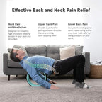 Chirp Wheel Foam Roller - Targeted Back & Neck Pain Relief, Muscle Massage, Trigger Point Therapy, High-Density Foam Tool for Physical Therapy, Stretching & Exercise, 500lbs Capacity, 12-Inch Mint