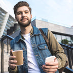 NYHI 150 4 oz Ripple Kraft Paper Cups Brown Hot Cold Cups 3 Layer Rippled Small Insulated Disposable Coffee Cups Perfect for Cappuccino Hot Cocoa or Iced Drinks