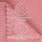 Homaxy 12 Pack Kitchen Dish Cloths, Ultra Soft and Absorbent Dish Towels, Reusable Fast Drying Microfiber Cleaning Cloth, Coral Velvet No-lint Cleaning Rags, 10 x 10 inches, Mix Color