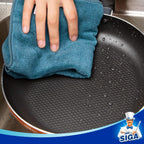 MR.SIGA Microfiber Cleaning Cloth, All-Purpose Microfiber Towels, Streak Free Cleaning Rags, Pack of 12, Light Teal, Size 32 x 32 cm(12.6 x 12.6 inch)