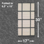 All-Clad Checked Kitchen Towel: Highly Absorbent, Super Soft Long Lasting - 100% Cotton, 17"x30" Tea Towel for Cleaning & Drying Dishes, Pans, Glassware, or Countertops, (1-Pack), Pewter