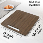 Ibyx Elegant Sliding Tray for Your Coffee Maker & Heavy Kitchen Appliances - Sturdy, Slides Easily from Under The Cabinet (Brown, 13”W x 10.5”D)