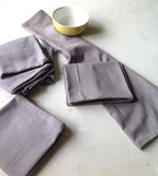 TARAN LIVING Hand Towels 100% Cotton Solid Kitchen Dish Cloths 18"x 28", Grey, Pack of 6 Decor Kitchen Hand Towel Reusuable Dish Towel for Cleaning & Drying Tea Towels Set with Hanging Loop