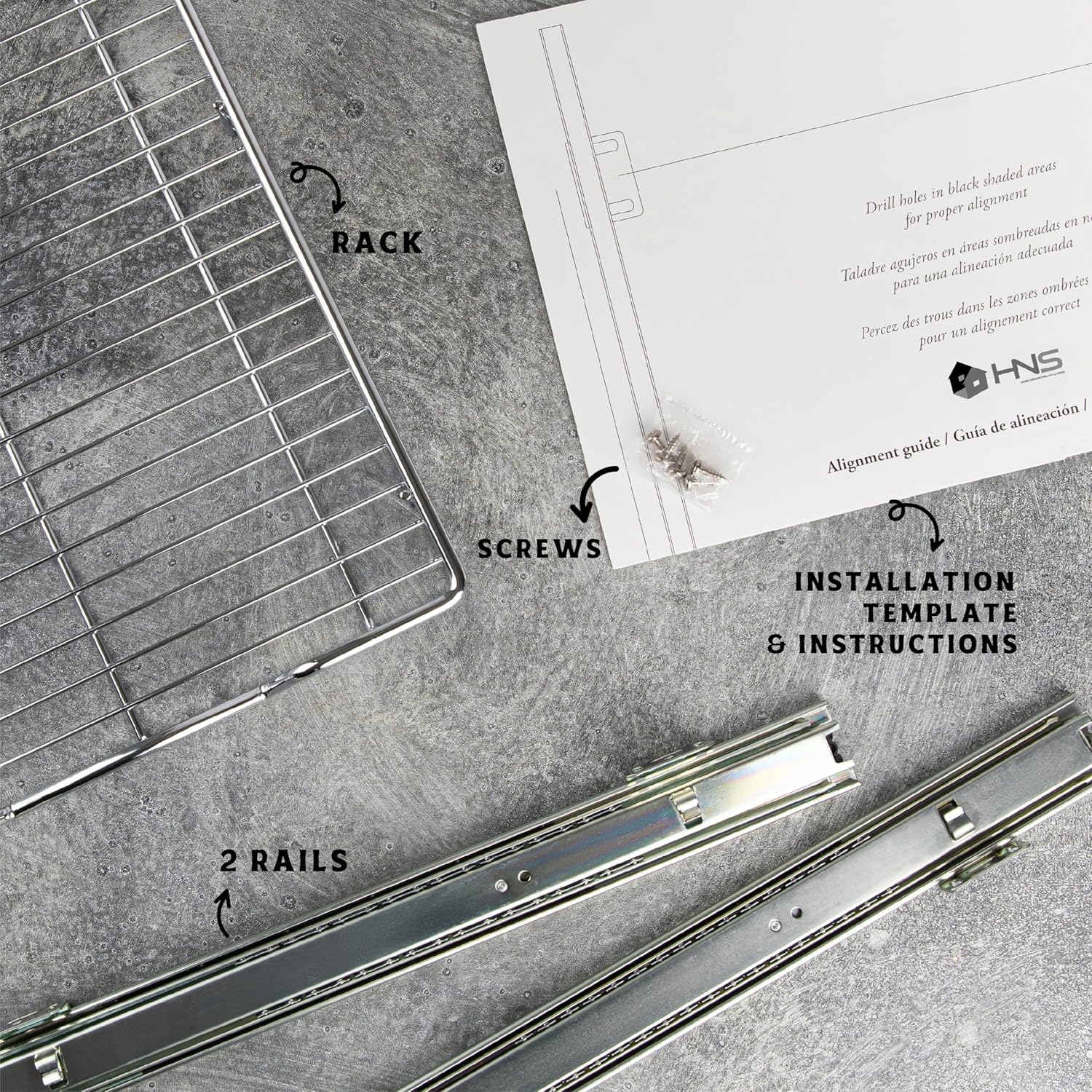 HOLDN’ STORAGE Pull Out Cabinet Organizer, Heavy Duty Caddy w/Lifetime Limited Warranty -17”W x 21”D - Requires At Least 18-1/4” Cabinet Opening, Steel Metal Cabinet Drawers Slide Out, Chrome